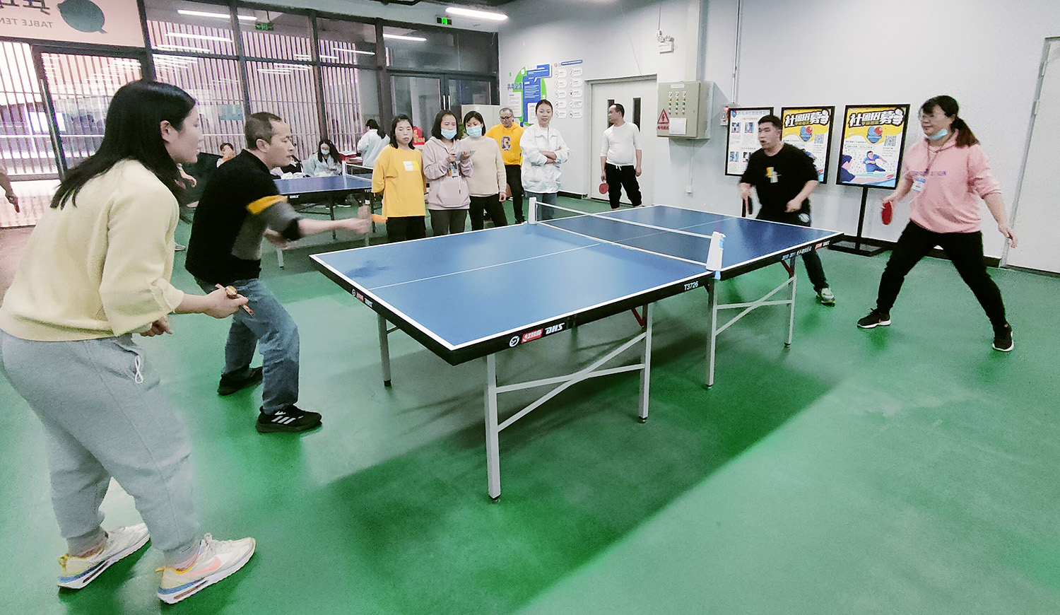 【成都】工会乒乓球赛，放大招