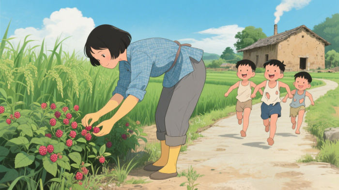 【似水流年】白米，红秧泡