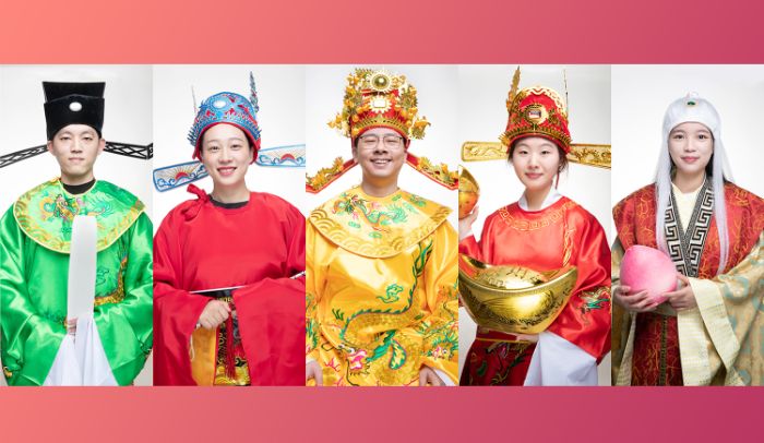 五路神仙来富士康送福啦