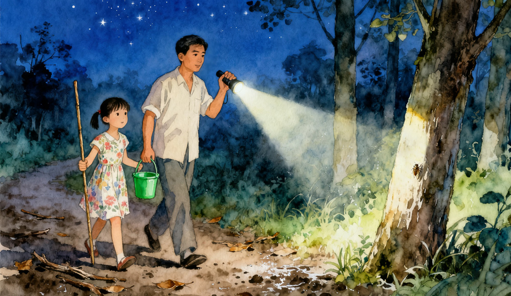 【俺爹俺娘】捉知了猴的父亲