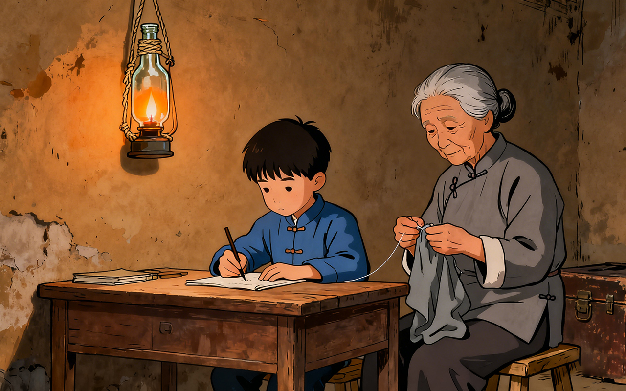 【情感传真】一盏煤油灯